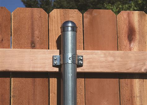 brackets for metal fence posts|side mount fence post brackets.